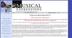 Desktop Screenshot of musicalexpressions.com